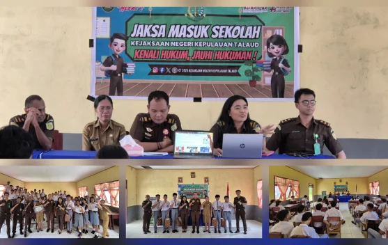 JMS, Kejari Talaud Edukasi Siswa SMA 2 Beo