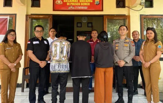 Polsek Gemeh Usut Kasus Kekerasan Anak Desa Arangkaa