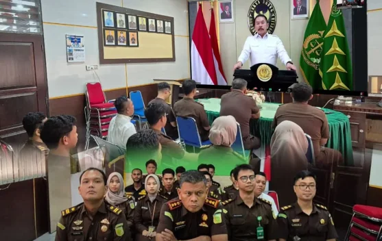 Kunker  Virtual Jaksa Agung Perkuat Kinerja Talaud