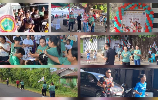 Rayakan HUT ke-52, PPNI Kepulauan Talaud Gelar "Fun Run Family".