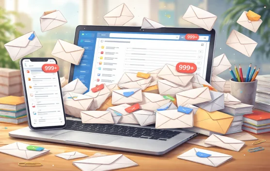 Email Menumpuk Diam-Diam Ganggu Performa Perangkat Anda