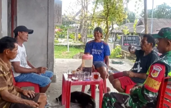 Babinsa Beo Komsos dengan Masyarakat