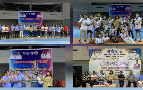 SMA Negeri 1 Melonguane Juara Umum di AKSI Talaud 2026