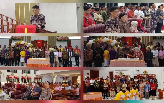 Bupati Welly Titah Hadiri HUT Jemaat Germita Imanuel