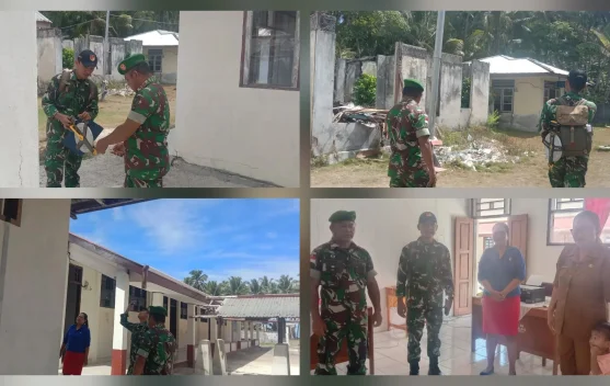 TNI Bergerak Cepat Ukur Fasilitas Publik Pulau Miangas