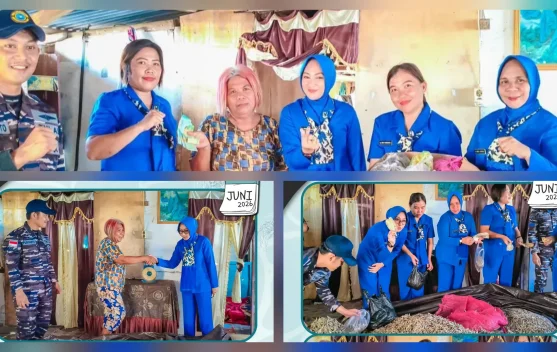 Jalasenastri Koarmada RI Dukung UMKM Ikan Teri Talaud
