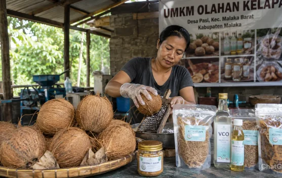 UMKM Olahan Kelapa, Peluang Besar yang Belum Optimal