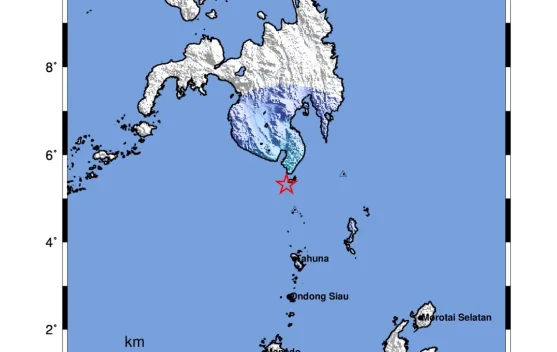 Gempa M5,3 di Wilayah Mindanao Filipina Tidak Berpotensi Tsunami