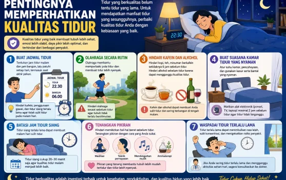 Pentingnya Memperhatikan Kualitas Tidur