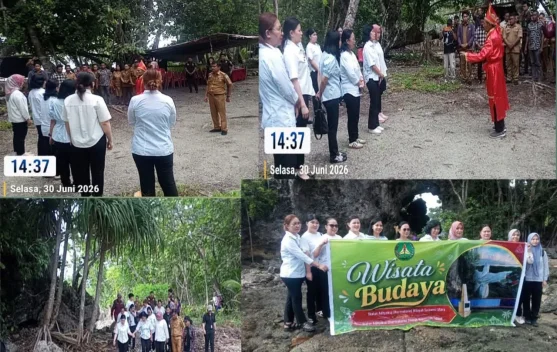 Ketua IAD Wilayah Sulawesi Utara Kunjungi Situs Bersejarah Goa Totombatu