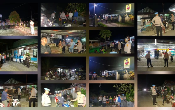 Polsek Beo Gelar Patroli Cipta Kondisi Malam