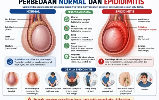 Kenali Gejala Epididimitis, Peradangan yang Menyebabkan Pembengkakan Testis