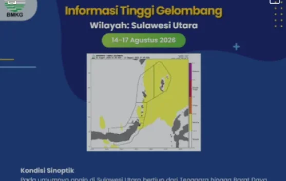 BMKG: Gelombang Sedang Berpotensi di Perairan Talaud