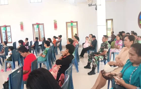 Babinsa Koramil Beo Ibadah Bersama Jemaat El-Betel Rusoh