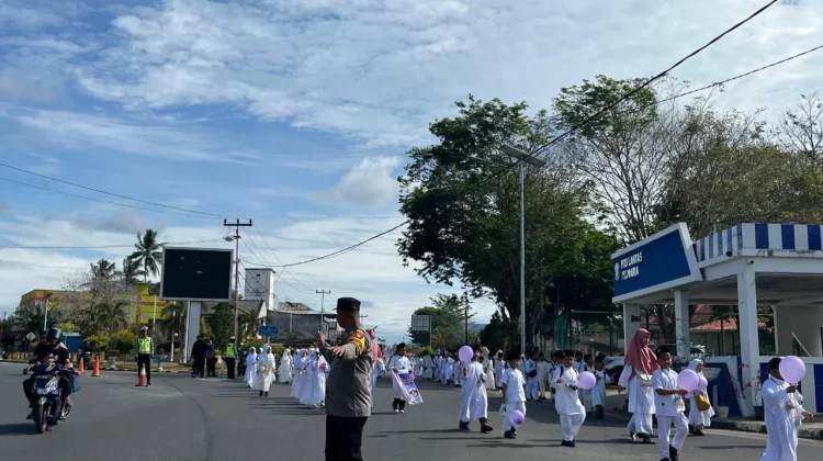 Polres Lingga Siagakan Personel Amankan Pawai