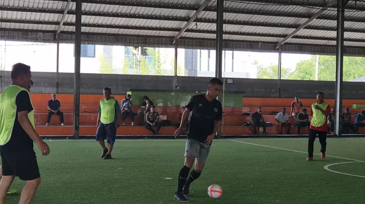 Olahraga Bersama, Kapolresta Tanjungpinang Kontrol Libur Imlek