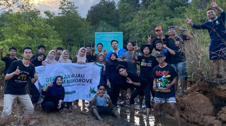HMI Tanjungpinang-Bintan Tanam 2.000 Bibit Mangrove