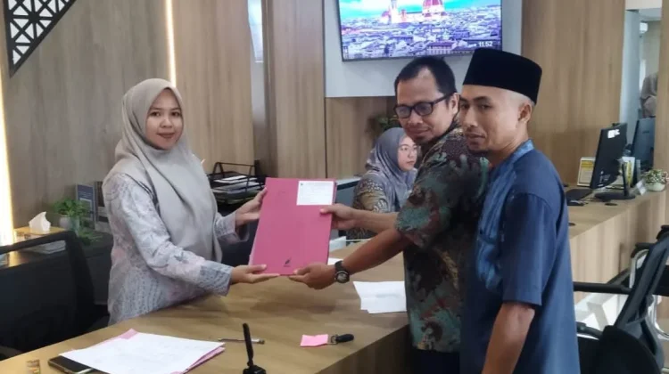 Kemenag Lingga Daftarkan Enam Bidang Tanah Wakaf