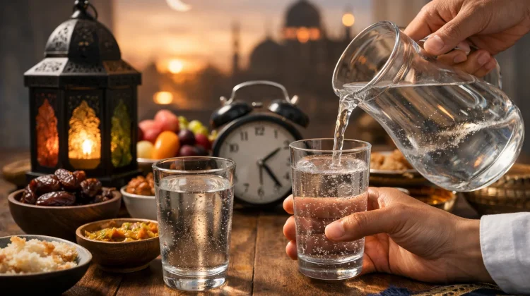 Pola Minum 2–4–2: Kunci Terhindar dari Dehidrasi saat Puasa