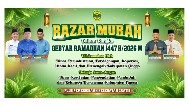 Bazar Murah Lingga Kendalikan Harga Ramadan