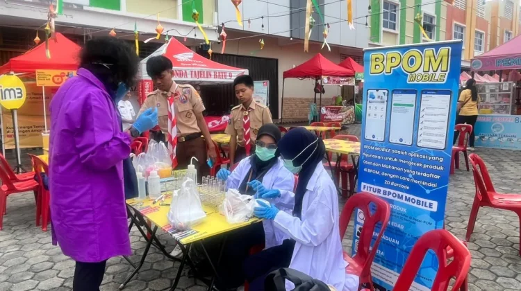 Loka POM dan Dinkes Tanjungpinang Bersinergi Jaga Keamanan Takjil
