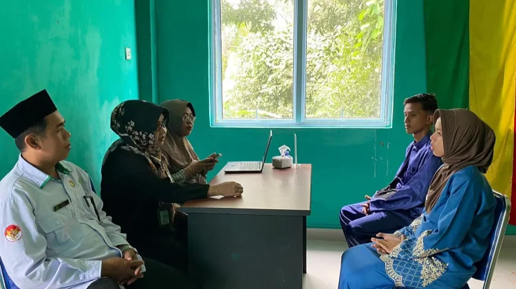 Catin Ikuti Bimbingan Nikah di KUA Lingga