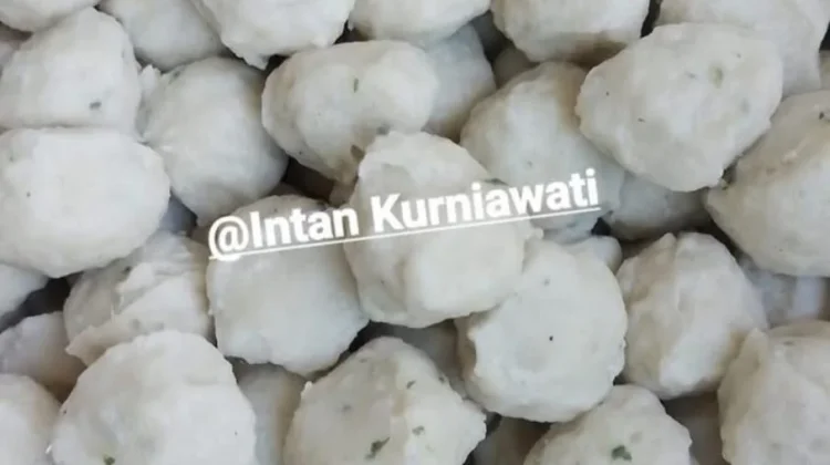 Penjual Bakso Mentahan di Tanjungpinang Raup Omzet Lumayan Besar