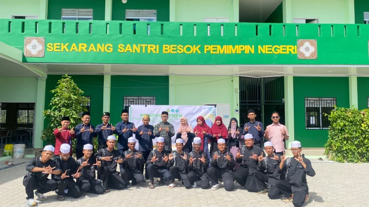 Antusias Santri Madrasah Aliyah Pondok Pesantren Idris Bintan Ikuti PMPM