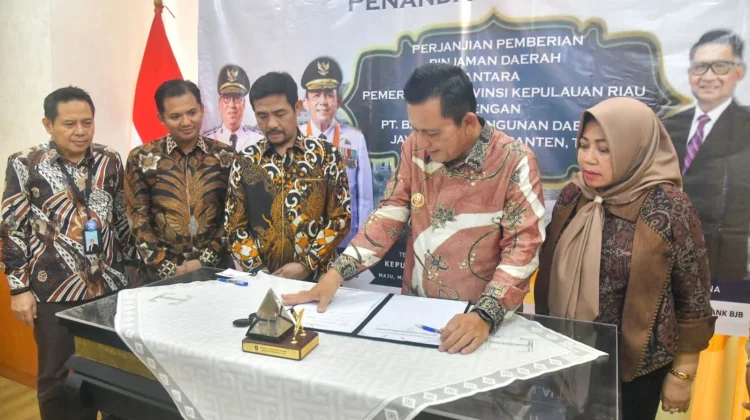 Pemprov Kepri Teken Perjanjian Pinjaman Daerah dengan Bank BJB