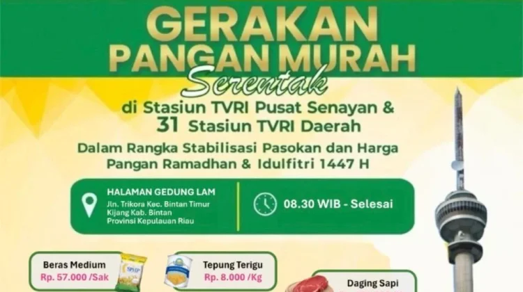 Bulog Tanjungpinang Dukung GPM Provinsi, Kabupaten/Kota