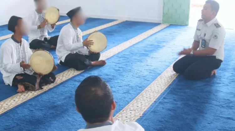 Lapas Tanjungpinang Rutin Latihan Hadroh Marawis Selama Ramadhan
