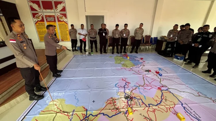 Polres Bintan Siapkan Pengamanan Idulfitri lewat Latpraops