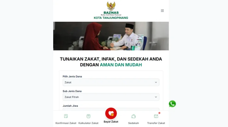 Cara Mudah Bayar Zakat Fitrah Online lewat Baznas