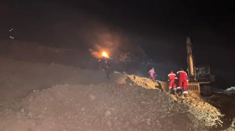Damkar Lingga Padamkan Kebakaran Lahan di Desa Cempaka