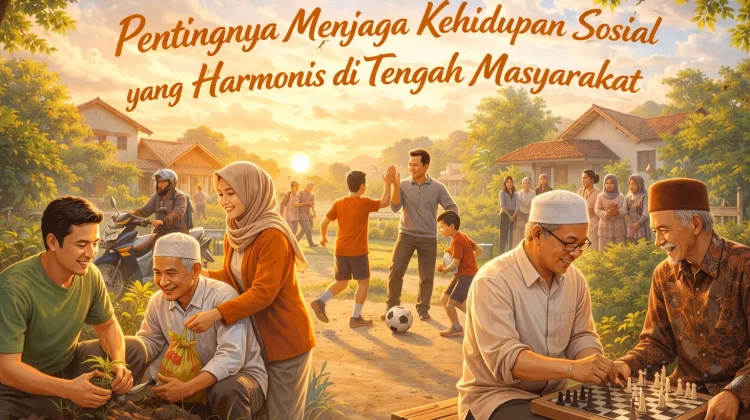 Pentingnya Menjaga Kehidupan Sosial yang Harmonis