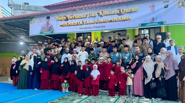 Bukber Polresta Tanjungpinang Perkuat Sinergi, Doakan Keamanan Daerah
