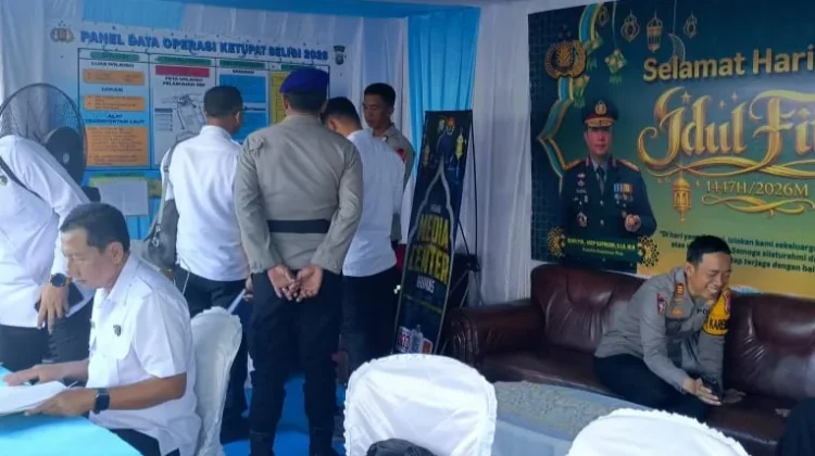 Tim Wasops Polda Kepri Mengecek Pos Pam dan Pos Yan Polresta Tanjungpinang