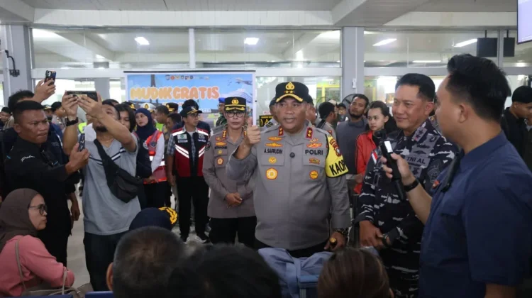 Mudik Gratis Presisi: Polda Kepri Berangkatkan Ratusan Pemudik