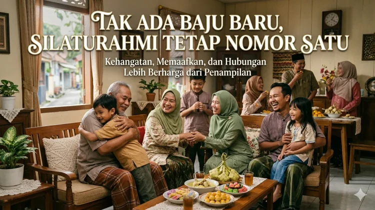Tak ada Baju Baru, Silaturahmi tetap Nomor Satu