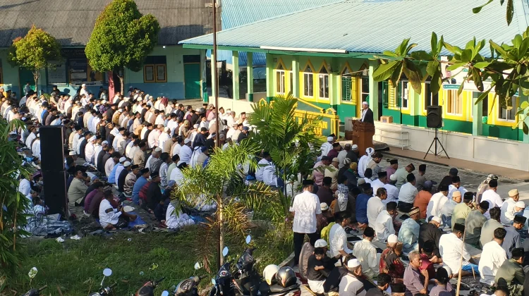 Jemaah Membludak, Salat Eid Muhammadiyah di Tanjungpinang Berlangsung Khidmat