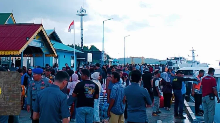 H+3 Lebaran, Seribu Penumpang Tinggalkan Lingga