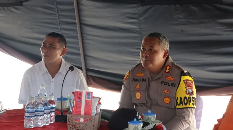 Polres Lingga Ikuti Anev, Fokus Amankan Lebaran