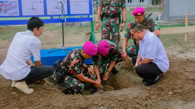 Marinir Bangun Monumen, Teguhkan Jati Diri Prajurit