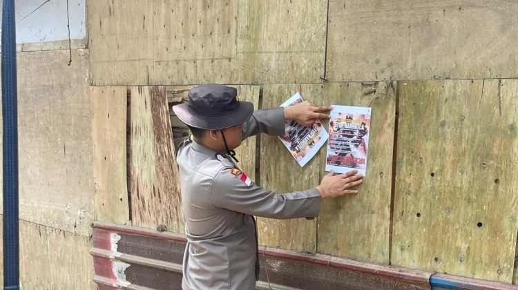 Polsek Senayang Gencar Cegah Karhutla, Warga Diingatkan