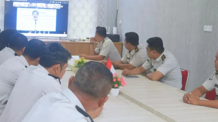 Lapas Tanjungpinang Ikuti Halal Bihalal Kemenimipas Secara Daring