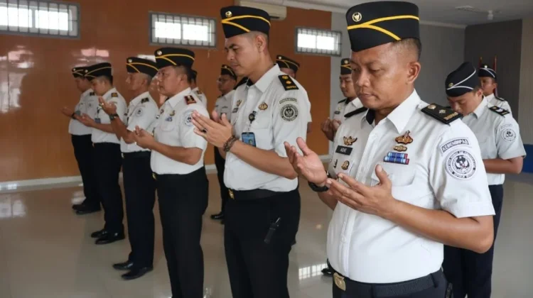 Menteri Tekankan Integritas saat Silaturahmi Idulfitri Kemenimipas Nasional