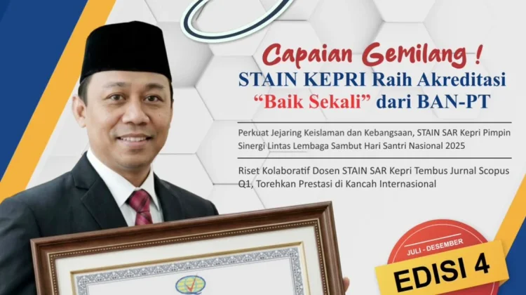 STAIN SAR Kepri Terbitkan Tabloid Senarai Edisi Empat