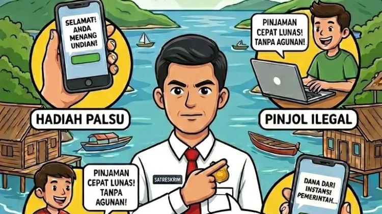 Banyak Modus Baru, Polres Anambas Edukasi Warga Hindari Penipuan