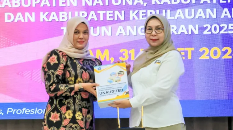 Wabup Bintan Serahkan LKPD 2025 ke BPK Kepri