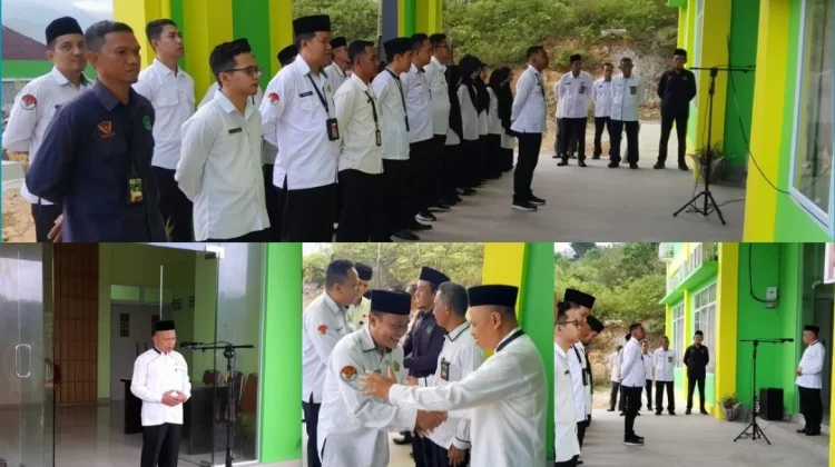 Kakankemenag Anambas Tegaskan Kedisiplinan Pegawai saat Apel Pagi Perdana
